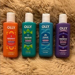 4 ~ 3 oz bottles of Olly Body Wash
